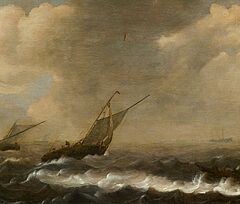 Niederlaendische Schule - Schiffe auf See, 75035-2, Van Ham Kunstauktionen