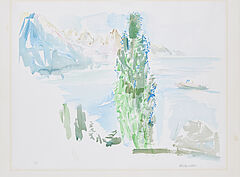 Oskar Kokoschka - Genfer See Landschaft, 73195-6, Van Ham Kunstauktionen