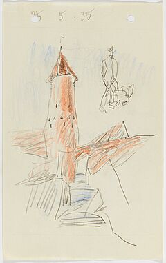 Lyonel Feininger - Ohne Titel Gruetzturm in Treptow an der Rega, 76271-1, Van Ham Kunstauktionen