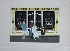 Jan Balet - Ohne Titel Patisserie Boulangerie, 56800-2577, Van Ham Kunstauktionen