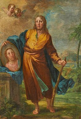 Roemische Schule - Der heilige Judas Thaddaeus, 76016-3, Van Ham Kunstauktionen