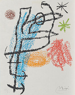 Joan Miro - Dans ta chair dasphodele Aus Bouquet de reves pour neila, 66240-3, Van Ham Kunstauktionen