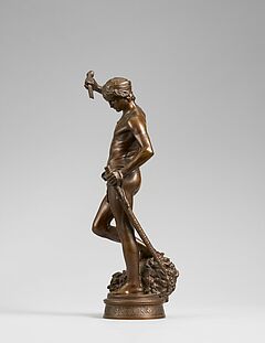 Marius Jean Antonin Mercie - David mit dem Haupt des Goliath, 73305-2, Van Ham Kunstauktionen
