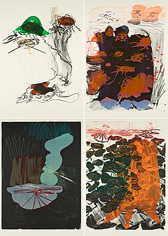 Per Kirkeby - Konvolut von 4 Druckgrafiken, 80741-8, Van Ham Kunstauktionen