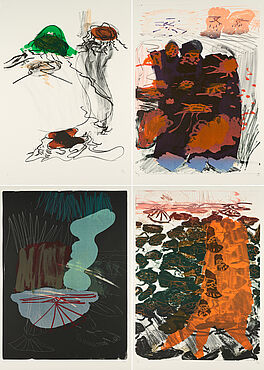 Per Kirkeby - Konvolut von 4 Druckgrafiken, 80741-8, Van Ham Kunstauktionen