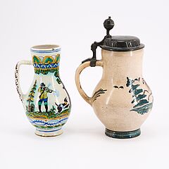 Stampfen. Slowakei - Birnkrug mit Hirschjagd, 80743-12, Van Ham Kunstauktionen