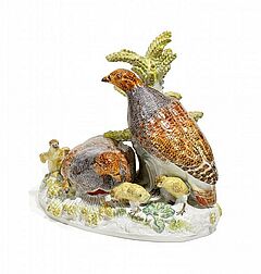 Meissen - Rebhuhngruppe im Aehrenfeld, 56049-20, Van Ham Kunstauktionen