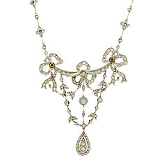 Historisches Diamant-Collier, 81602-13, Van Ham Kunstauktionen