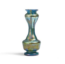 Loetz Witwe - Keulenfoermige Phaenomen Vase, 77361-2, Van Ham Kunstauktionen