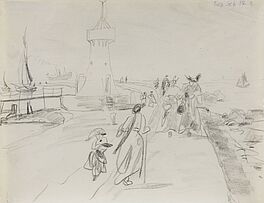 Lyonel Feininger - Mole von Swinemuende, 81901-1, Van Ham Kunstauktionen