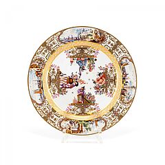 Meissen - Teller mit Chinoiserien, 77931-9, Van Ham Kunstauktionen