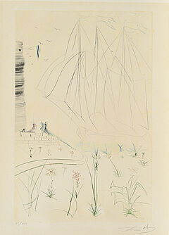 Salvador Dali - Ankunft in Cornwall, 64067-15, Van Ham Kunstauktionen