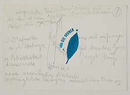 Joseph Beuys - Auktion 329 Los 216, 53242-10, Van Ham Kunstauktionen