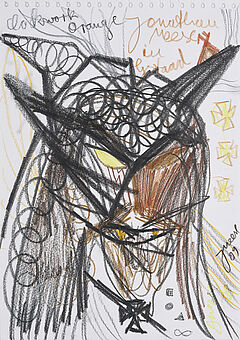 Jonathan Meese - 1 Kolonne, 75561-1, Van Ham Kunstauktionen