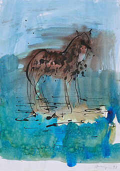 Siegfried Anzinger - Ohne Titel, 73062-4, Van Ham Kunstauktionen