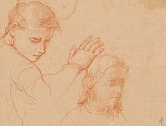 Vier Blätter mit Figurenstudien, 77740-99, Van Ham Kunstauktionen