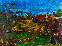 Guenter Evertz - Landschaft mit Bauernhaus, 75500-78, Van Ham Kunstauktionen