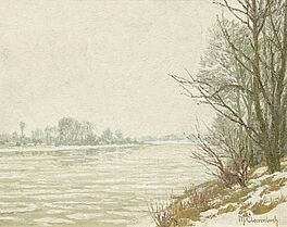 Max Clarenbach - Eisgang auf dem Rhein, 77269-1, Van Ham Kunstauktionen