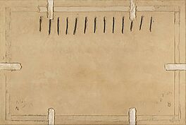 Antoni Tapies - Ochre with Six Collages, 53396-86, Van Ham Kunstauktionen