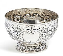 Victoria Punch Bowl mit floralem Dekor, 58391-2, Van Ham Kunstauktionen