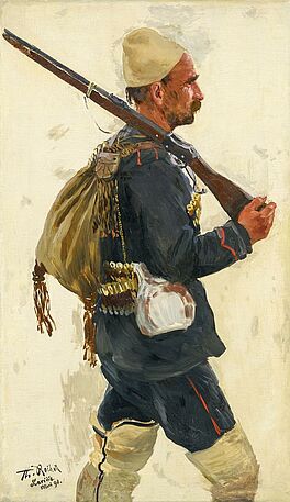 Theodor Rocholl - Drei Soldatenportraets aus dem griechisch-tuerkischen Krieg, 57743-2, Van Ham Kunstauktionen