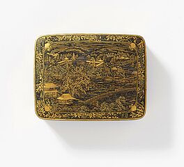 Kleine Dose im Komai-Stil mit dem Byodo-in in Uji, 64228-1, Van Ham Kunstauktionen