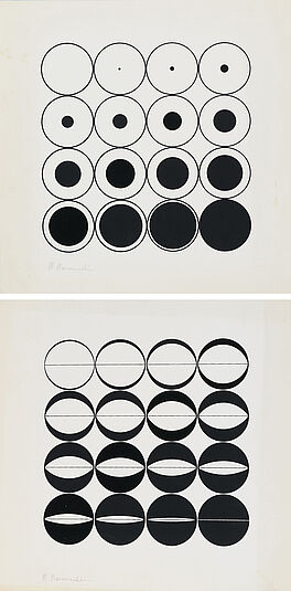 Marcello Morandini - Konvolut von 2 Serigrafien, 68327-4, Van Ham Kunstauktionen