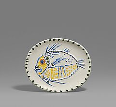 Pablo Picasso - White ground fish, 69432-1, Van Ham Kunstauktionen