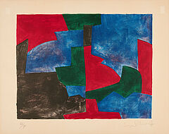 Serge Poliakoff - Komposition in Gruen Rot und Blau, 75321-6, Van Ham Kunstauktionen