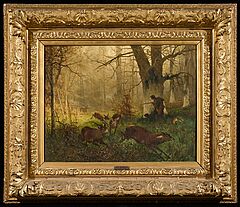 Christian Kroener - Jaeger bei der Hirschjagd, 75501-21, Van Ham Kunstauktionen