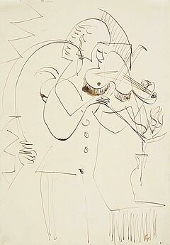 Ernst Ludwig Kirchner - Die Violinistin 2, 73022-10, Van Ham Kunstauktionen
