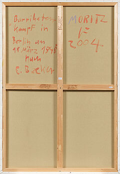 Moritz Goetze - Barrikatenkampf in Berlin am 18 Maerz 1848 nach C Becker, 77698-225, Van Ham Kunstauktionen