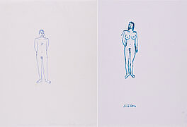 Stephan Balkenhol - Konvolut von 2 Zeichnungen, 75280-96, Van Ham Kunstauktionen