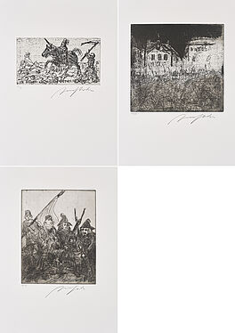 Alfred Hrdlicka - Mappenwerk zur Revolution 1848, 70026-3, Van Ham Kunstauktionen
