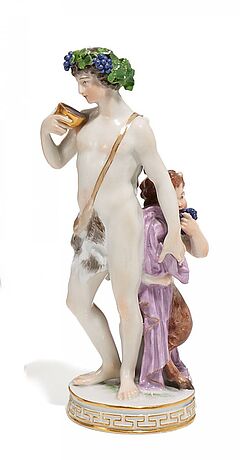 Meissen - Bacchus mit Satyr, 56979-70, Van Ham Kunstauktionen