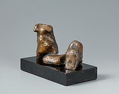 Henry Moore - Three Piece Reclining Figure Maquette Nr 1, 76000-309, Van Ham Kunstauktionen