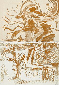 Walter Dahn - Konvolut von zwei Zeichnungen, 57804-10, Van Ham Kunstauktionen