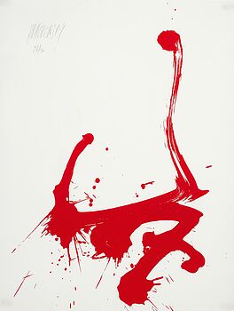 Markus Prachensky - Rot auf Weiss, 55554-2, Van Ham Kunstauktionen