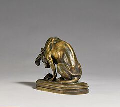 Alfred Jacquemart - Hund mit Schildkroete, 75953-3, Van Ham Kunstauktionen