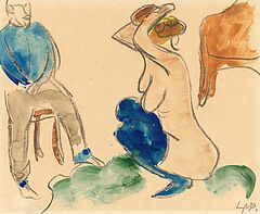 Hermann Max Pechstein - Maler und Modell im Atelier, 76949-53, Van Ham Kunstauktionen