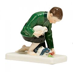 Meissen - Knabe mit Kaninchen, 60773-2, Van Ham Kunstauktionen