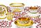 Meissen - Koppchen amp UT Kumme sowie Folge von drei Koppchen amp UT mit Prunusrelief Gold dekoriert, 68243-6, Van Ham Kunstauktionen