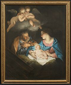 Italienische Schule - Die Heilige Familie, 75326-15, Van Ham Kunstauktionen