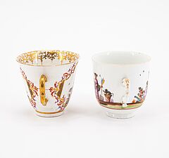 Meissen - Zwei Tassen und eine Untertasse mit Chinoiserien, 76821-188, Van Ham Kunstauktionen