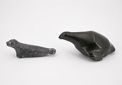 Gruppe von vier Inuit Steinfiguren, 73245-11, Van Ham Kunstauktionen