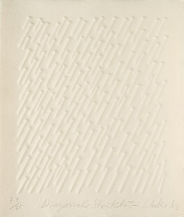 Guenther Uecker - Diagonale Struktur, 79353-7, Van Ham Kunstauktionen