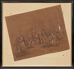 Historische Szene: Juden werden gezwungen, Jerusalem zu verlassen (?), 77740-55, Van Ham Kunstauktionen