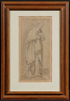 Lorenzo de Ferrari - Studie einer stehenden Figur Die Jungfrau der Verkuendigung, 77740-32, Van Ham Kunstauktionen