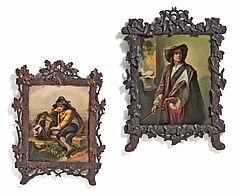 KPM - 2 Porzellangemaelde, 60572-25, Van Ham Kunstauktionen