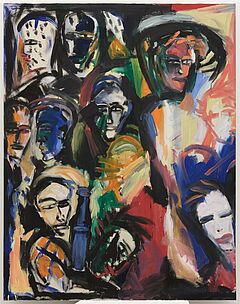 Helmut Middendorf - Einsamkeit der Koepfe I, 82000-291, Van Ham Kunstauktionen